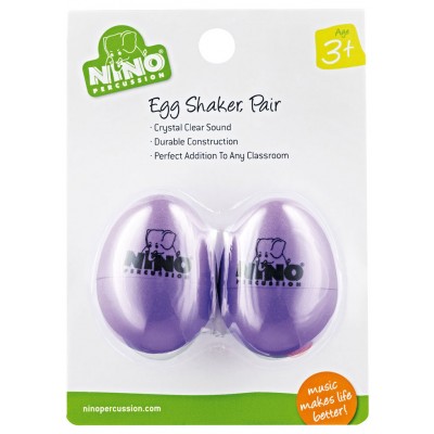 Пара шейкеров-яиц NINO540AU-2 в упаковке, фиолетового цвета