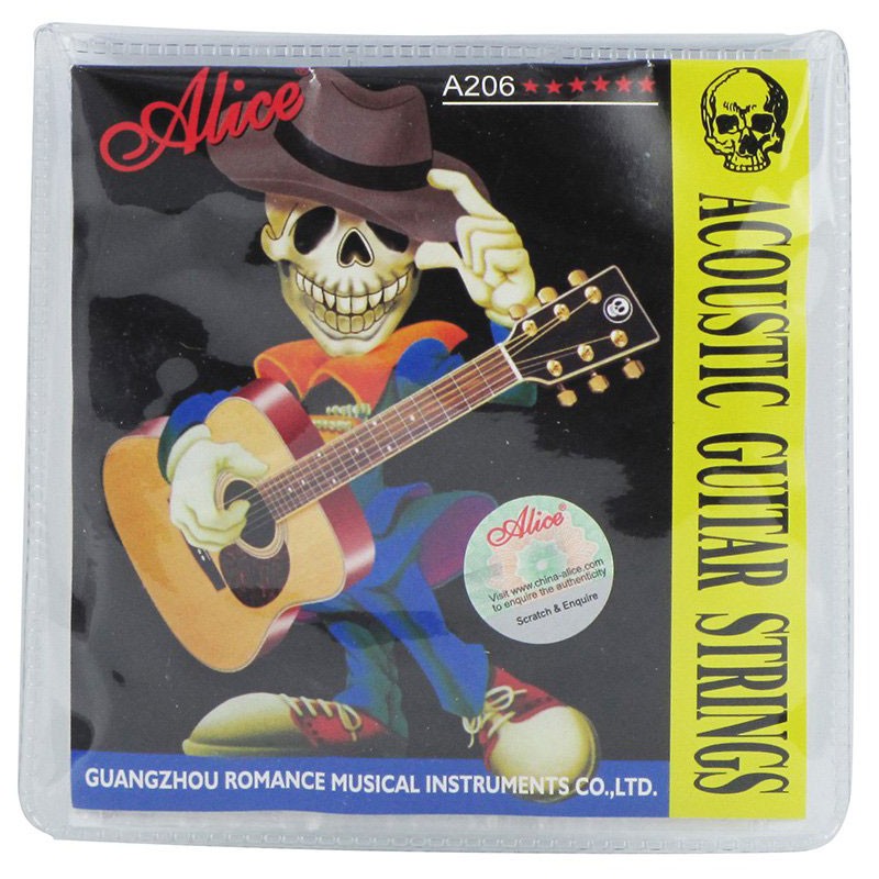 Струны для акустической гитары Alice A206-SL в упаковке